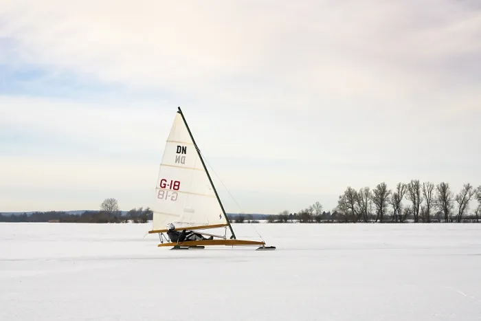 Impresión enmarcada : Invierno en Dummer See con.