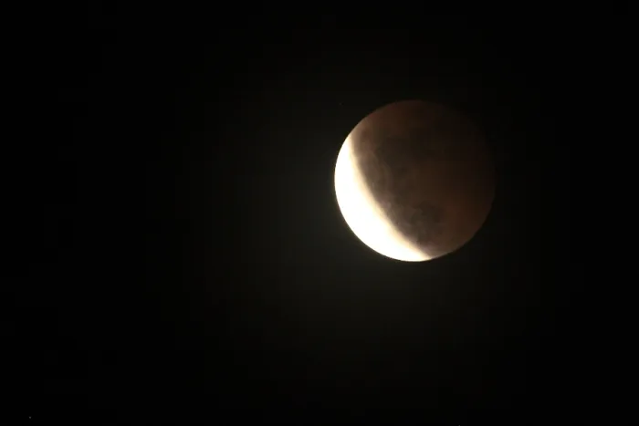 Impresión enmarcada : Eclipse lunar