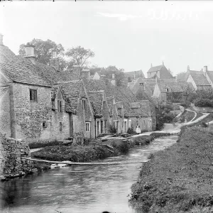 Arlington Row Print, Bibury Village Scene