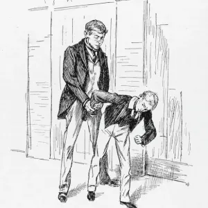 Print of Flashman and Tom by Mary Evans Print of Flashman and Tom by Mary Evans