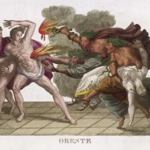 Furies Pursuing Orestes Print