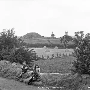 The Moat, Dundonald Print - Early 20th Century Scene