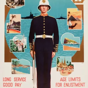 20th Century Royal Marines Recruitment Print