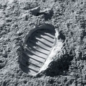 Impronta di Apollo sulla Luna