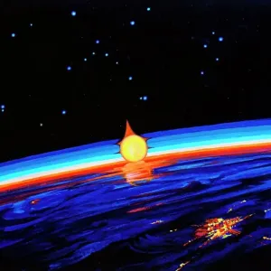 Amanecer en el Espacio por Leonov.