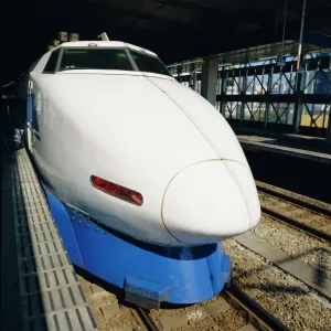 Bullet Train Print, Tokyo Japan