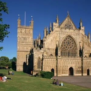 Exeter Cathedral Print