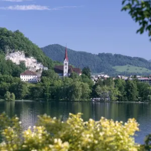 Lake Bled Print, a serene Slovenian landscape