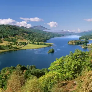 Queens View Print, Loch Tummel Panorama