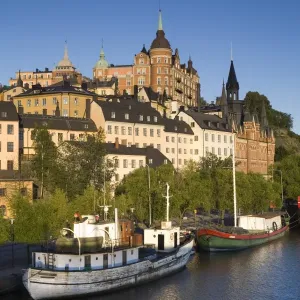 AWL Print of Soder Malarstrand in Stockholm, Sweden