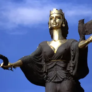 Print of Bulgaria's Saint Sofia Statue in Sofia
