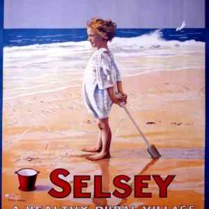 Selsey Tram Railway Print, 1908