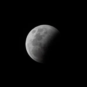 Partial Lunar Eclipse Print - Brisbane Australia May 26 2021