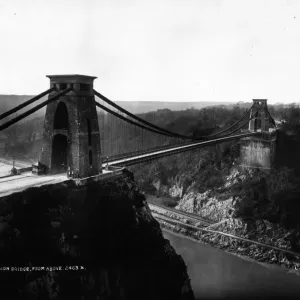 Clifton Suspension Bridge Print circa 1900