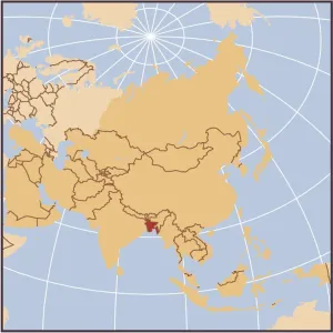 Myanmar (Burma) Reference Map Print