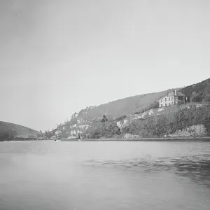 Print of Looe River, Cornwall, 1890s Print of Looe River, Cornwall, 1890s