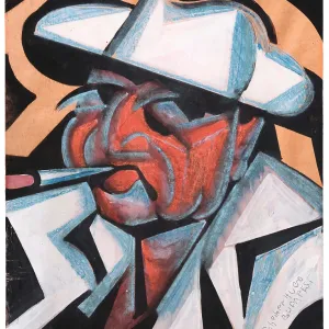 Untitled Print, c1930, a woman in a hat and coat