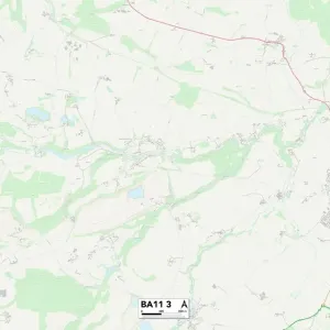 Mendip BA11 3 Map