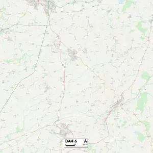 Mendip BA4 6 Map