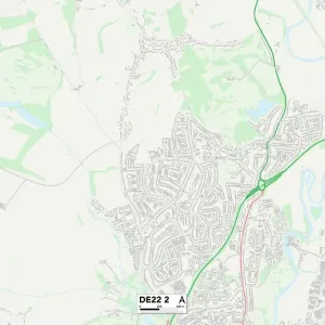 Derby DE22 2 Print Map Sector