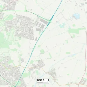Doncaster DN3 3 Postcode Sector Map Print Doncaster DN3 3 Postcode Sector Map Print