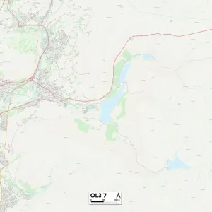 Oldham OL3 7 Map