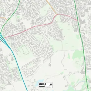 Oldham OL8 3 Print Map Sector Oldham OL8 3 Print Map Sector