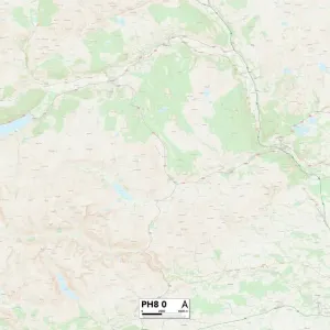 Perth and Kinross PH8 0 Print Map Sector