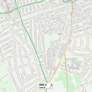 Sutton SM2 6 Map Sutton SM2 6 Map