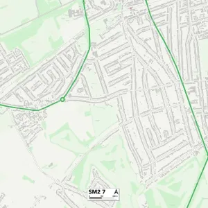 Sutton SM2 7 Map Sutton SM2 7 Map