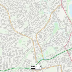 Sutton SM5 2 Karte Sutton SM5 2 Karte