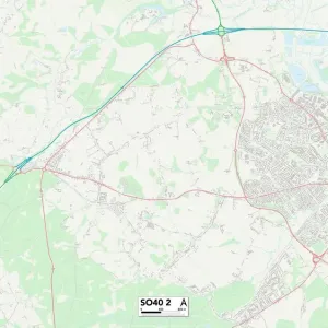 New Forest SO40 2 Print Map