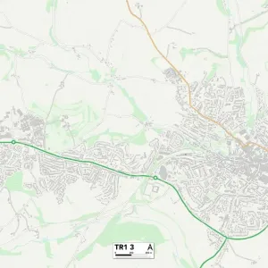 Cornwall TR1 3 Map