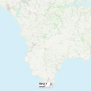 Cornwall TR12 7 Map