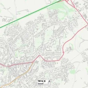 Cornwall TR14 8 Map