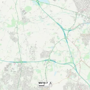 Wolverhampton WV10 7 Print Map Sector Wolverhampton WV10 7 Print Map Sector