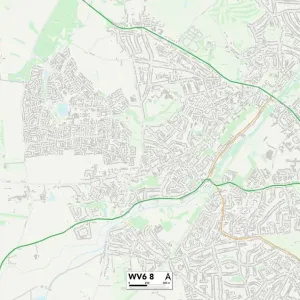Wolverhampton WV6 8 Print Map Sector Wolverhampton WV6 8 Print Map Sector