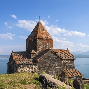 Armenian Orthodox Church Sevanavank Print, Lake Sevan Armenia
