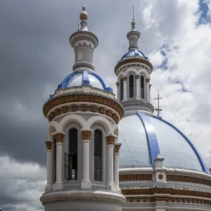 Cathedral of the Immaculate Conception Print, Cuenca Ecuador