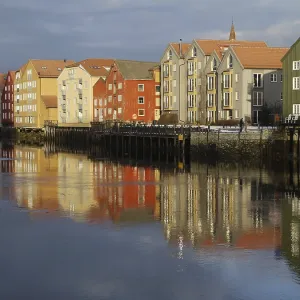 Trondheim City Print from Above