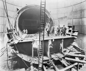Túnel Imprime: Excavar la Túnel de Rotherhithe BB99_06818
