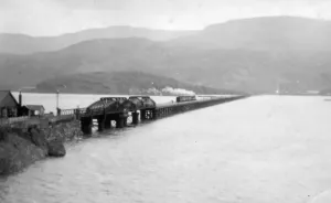 Ponte de Barmouth, alrededor de las décadas de 1920