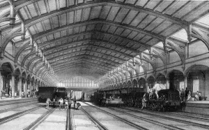 Estación de Bristol Temple Meads, circa 1843