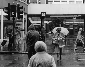 Monochrome City Scene Imprime: 10185384