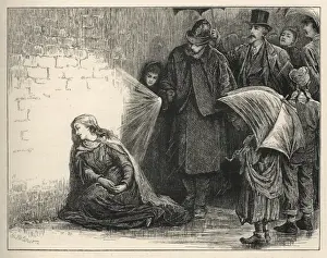 Victorian Era Poverty Imprime: Down and Out