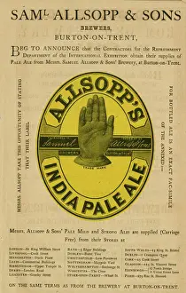 India Imprime: Anuncio de Samuel Allsopp y Hijos IP Añuncio de Samuel Allsopp y Hijos IP