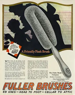 Early 20th Century Advertising Posters Imprime: Advertisement using silhouettes