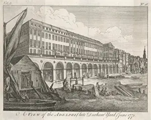 Thames River Views London Imprime: The Adelphi in 1771