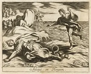 Classical Historical Art Imprime: Aesach & Alixirhoe