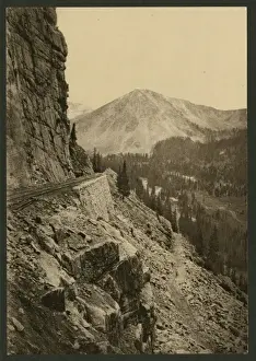 Historical Coloured Photographs Imprime: Alpine Pass